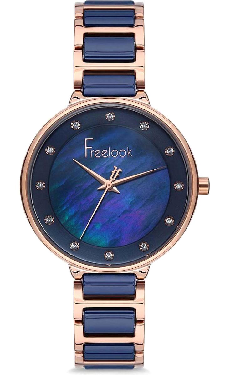 Freelook FL.1.10070.5 38 mm Lacivert-Rose Gold Metal Kordon Analog Kadın Kol Saati