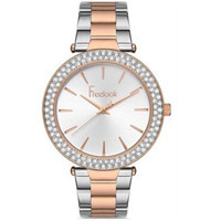 Freelook FL.1.10270.4 38 mm Gri-Rose Gold Çelik Kordon Analog Kadın Kol Saati
