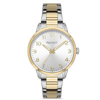 Ferrucci FRC.14324M.05 36 mm Altın-Gri Çelik Kordon Analog Kadın Kol Saati