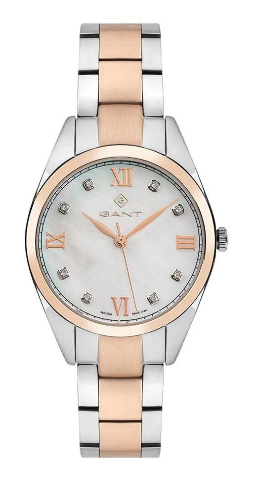 Gant GT075003Y 38 mm Gri Çelik Kordon Analog Kadın Kol Saati
