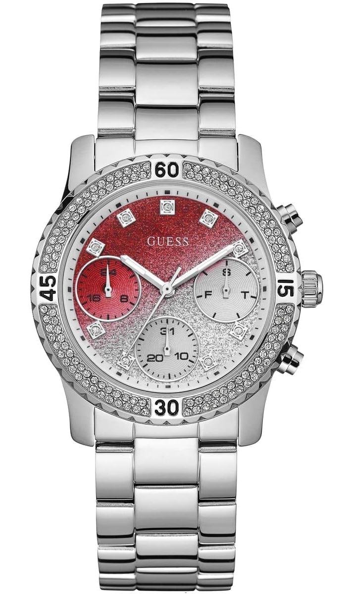 Guess GUW0774L7 36 mm Gri Çelik Kordon Analog Kadın Kol Saati