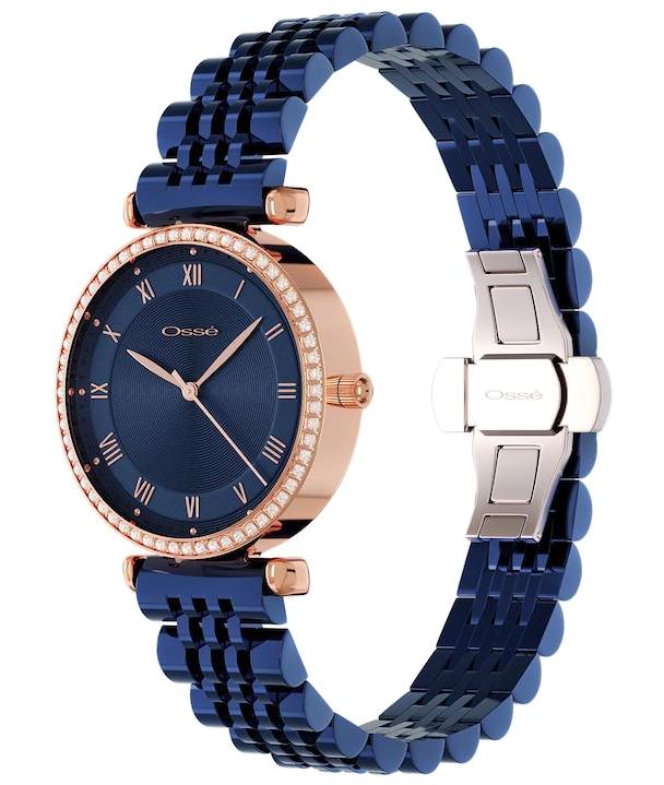 Osse OS10108L 32.5 mm Lacivert Metal Kordon Analog Kadın Kol Saati