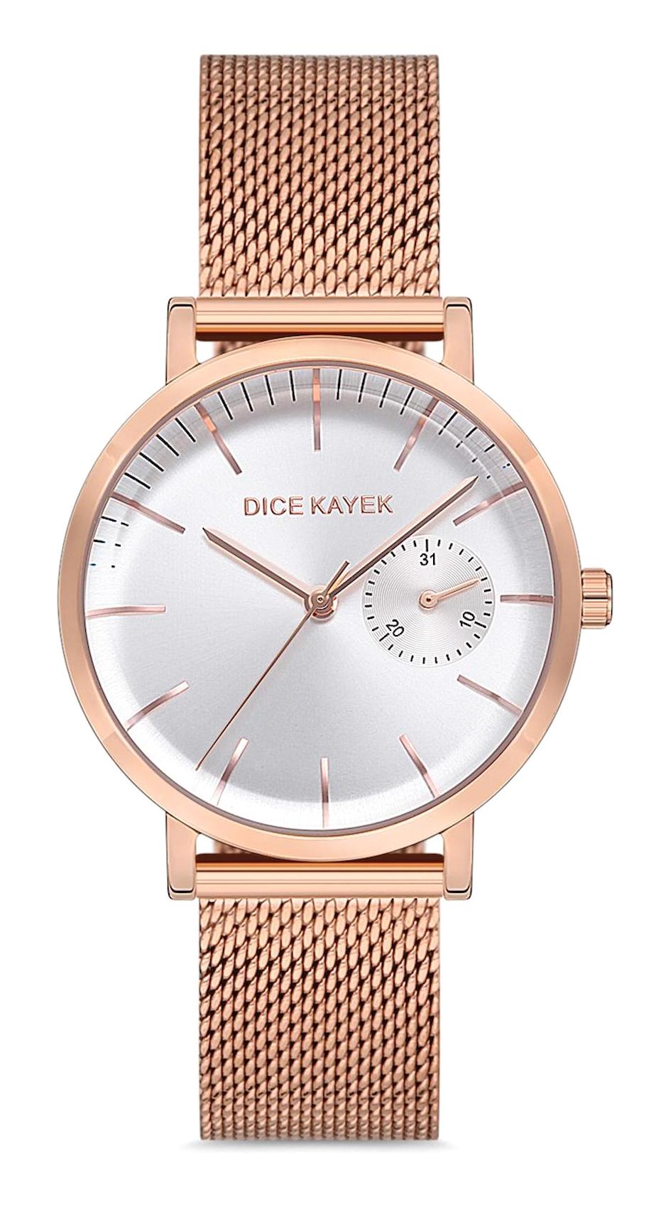 Dice Kayek DK.1.AG1238.02 36 mm Rose Gold Çelik Kordon Analog Kadın Kol Saati