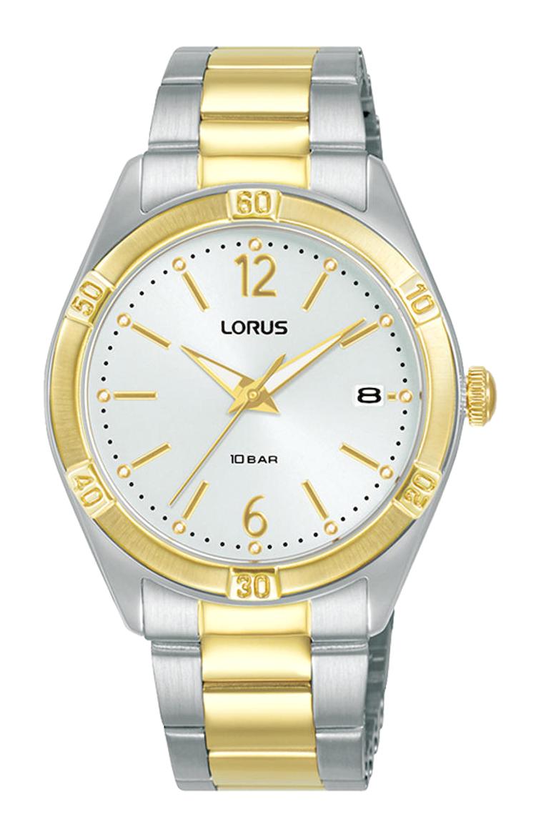 Lorus RH980QX9 Takvimli 40 mm Altın-Gri Çelik Kordon Analog Kadın Kol Saati
