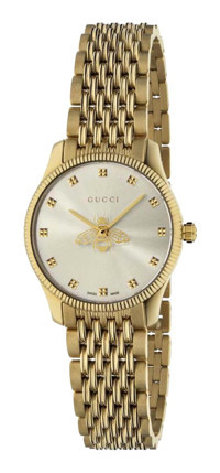 Gucci YA1265021 34 mm Altın Çelik Kordon Analog Kadın Kol Saati
