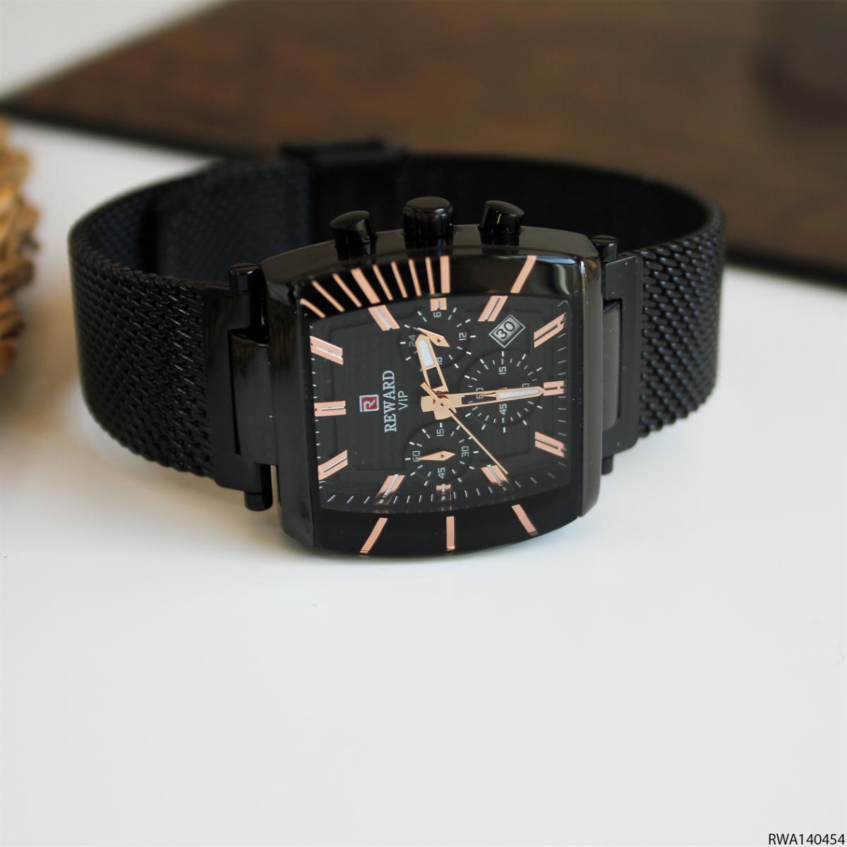 Reward RWA140454 Takvimli 35 mm Siyah Metal Kordon Analog Kadın Kol Saati