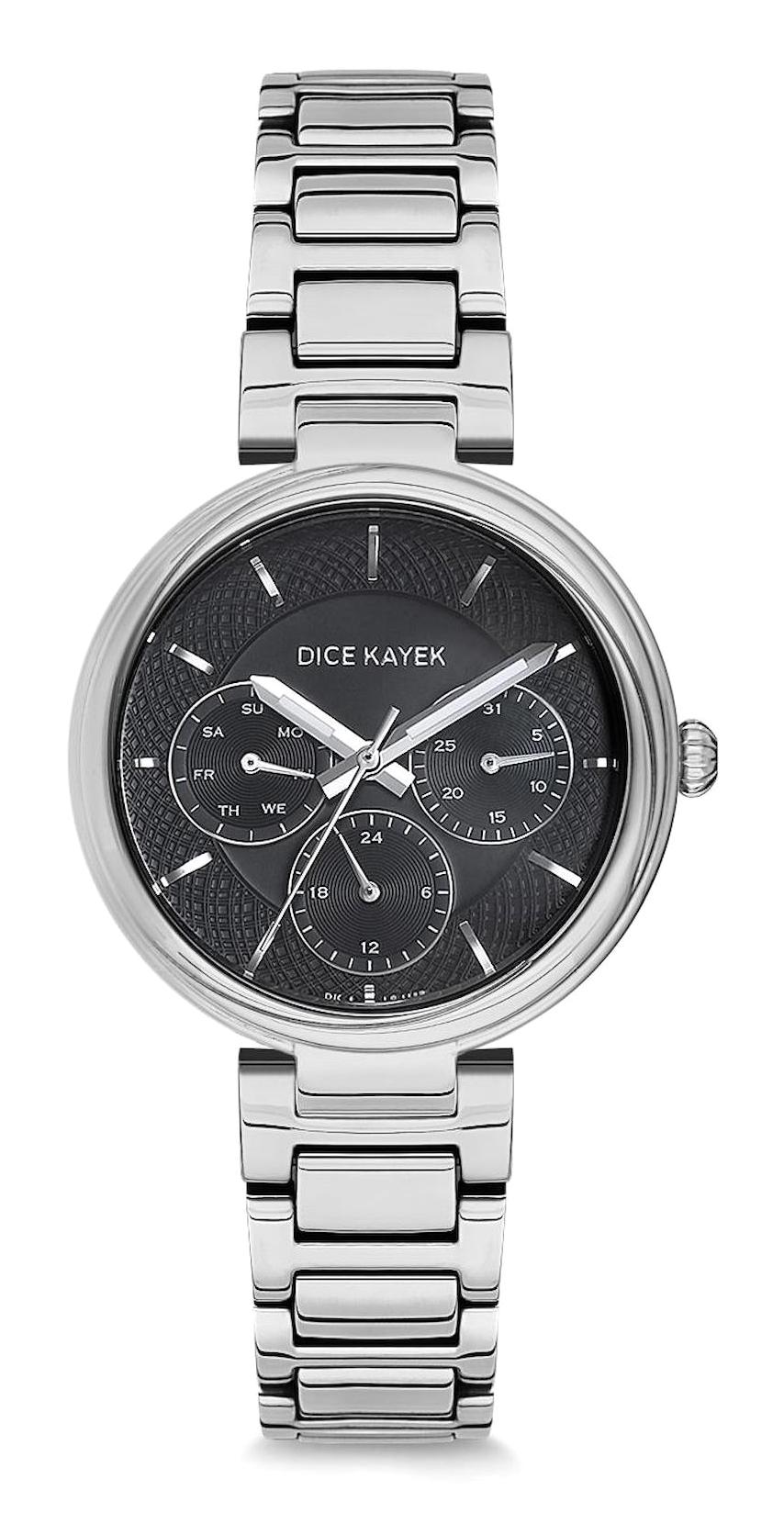 Dice Kayek DK.1.AG1187.02 36 mm Gri Çelik Kordon Analog Kadın Kol Saati