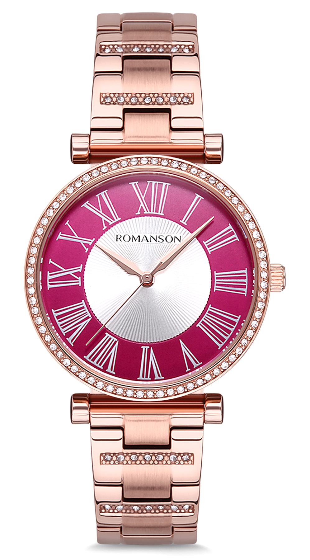 Romanson RM9A13TLRRAPNR 35 mm Rose Gold Çelik Kordon Analog Kadın Kol Saati