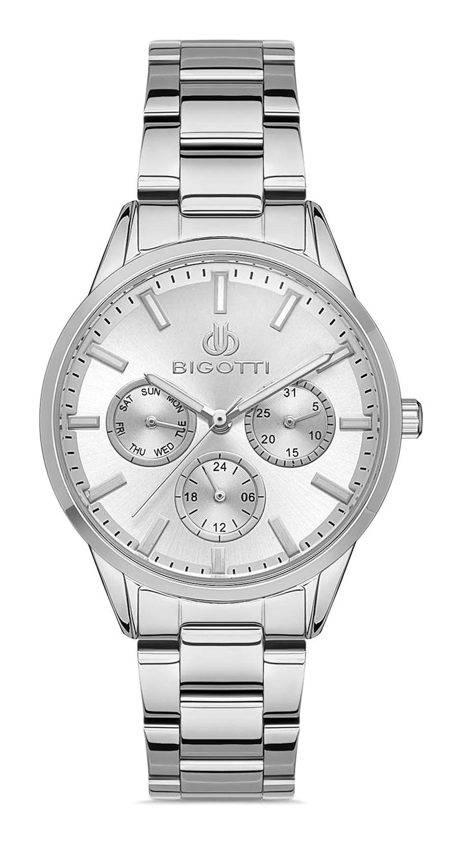 Bigotti BG.1.10459.1 43 mm Gri Çelik Kordon Analog Kadın Kol Saati