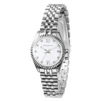 Pierre Cardin COP.1007 Takvimli 28 mm Gri Metal Kordon Analog Kadın Kol Saati