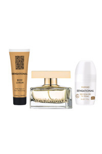 Farmasi Sensational 3 Parça Kadın Parfüm Deodorant Seti EDP 50 ml + Vücut Losyonu 100 ml + Roll On