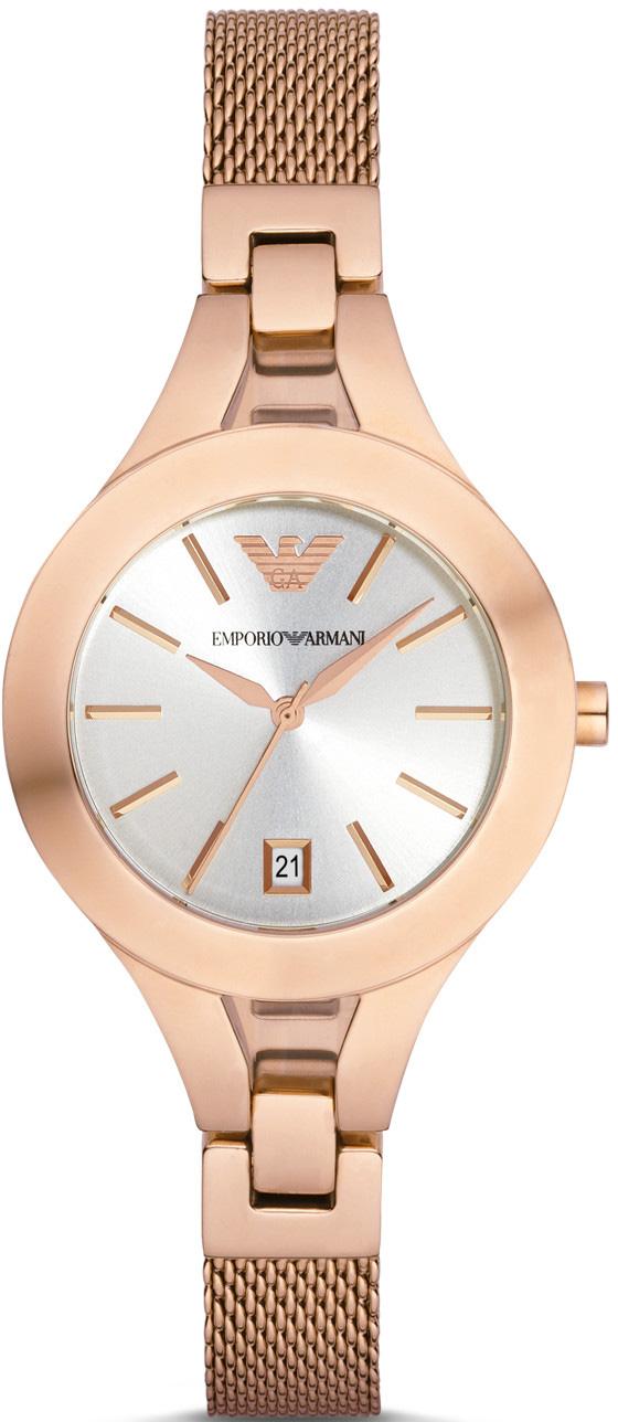 Emporio Armani AR7400 Takvimli 34 mm Rose Gold Çelik-Hasır Kordon Analog Kadın Kol Saati