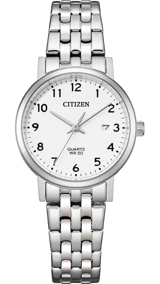 Citizen EU6090-54A 28 mm Gri Çelik Kordon Analog Kadın Kol Saati