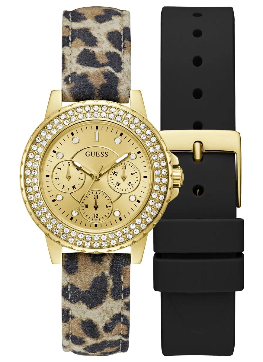 Guess GUGW0660L2 36 mm Altın Deri Kordon Analog Kadın Kol Saati