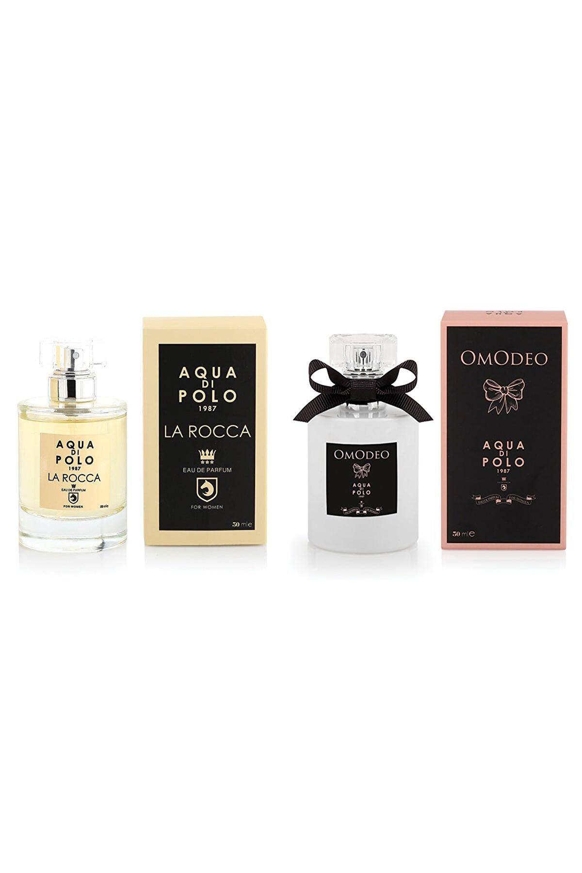 Aqua Di Polo 1987 La Rocca İkili Kadın Parfüm Seti EDP 100 ML