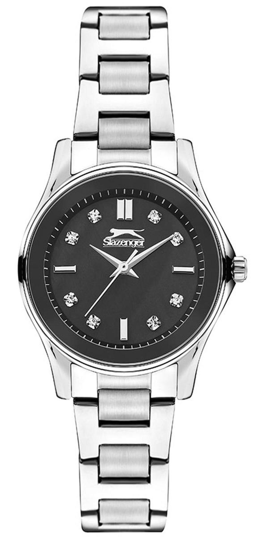Slazenger SL.09.2235.3.04 32 mm Gri Çelik Kordon Analog Kadın Kol Saati