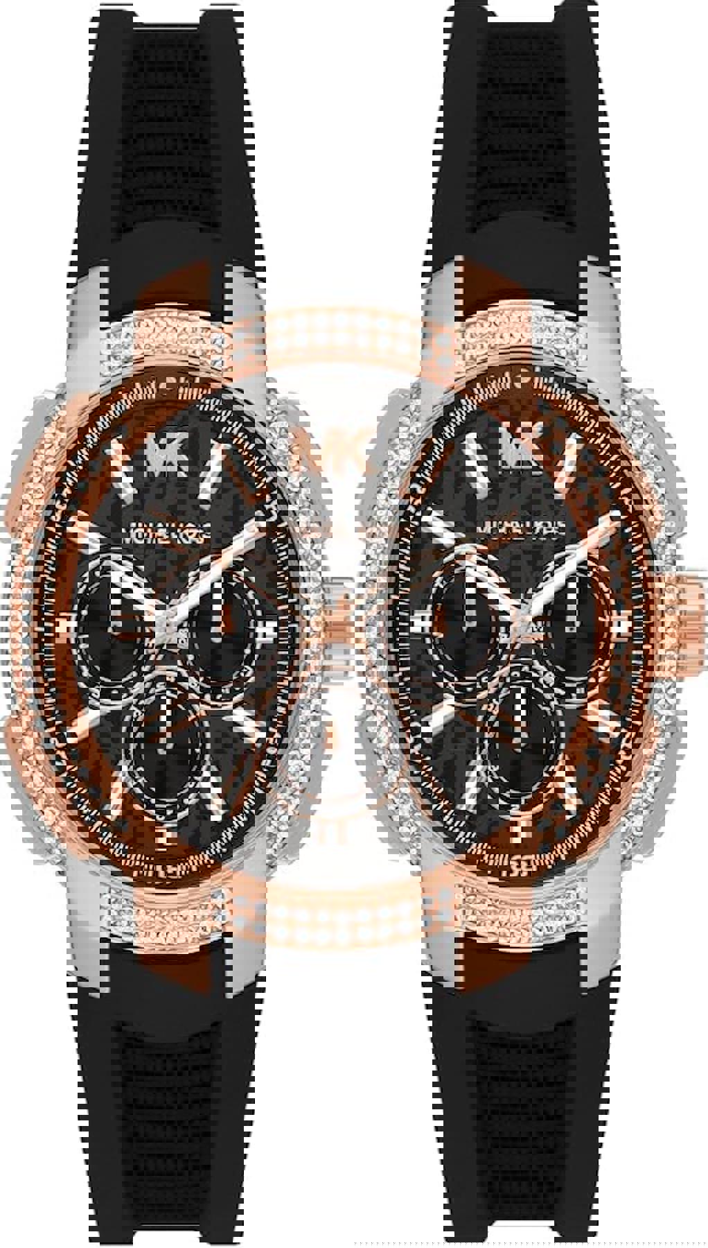 Michael Kors MK7245 Takvimli 42 mm Siyah Silikon Kordon Analog Kadın Kol Saati