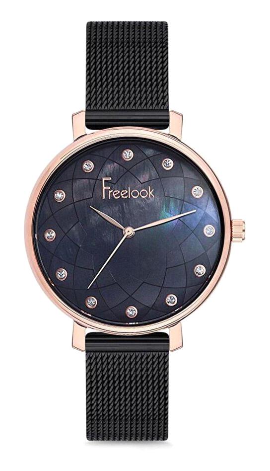 Freelook F.1.1155.03 36 mm Siyah Metal Kordon Analog Kadın Kol Saati