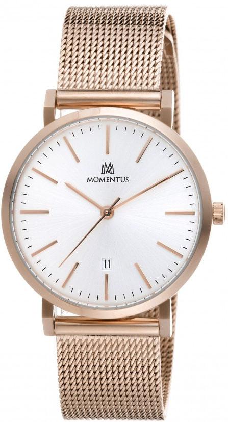 Momentus CW251R-02SR Takvimli 34 mm Rose Gold Hasır Kordon Analog Kadın Kol Saati