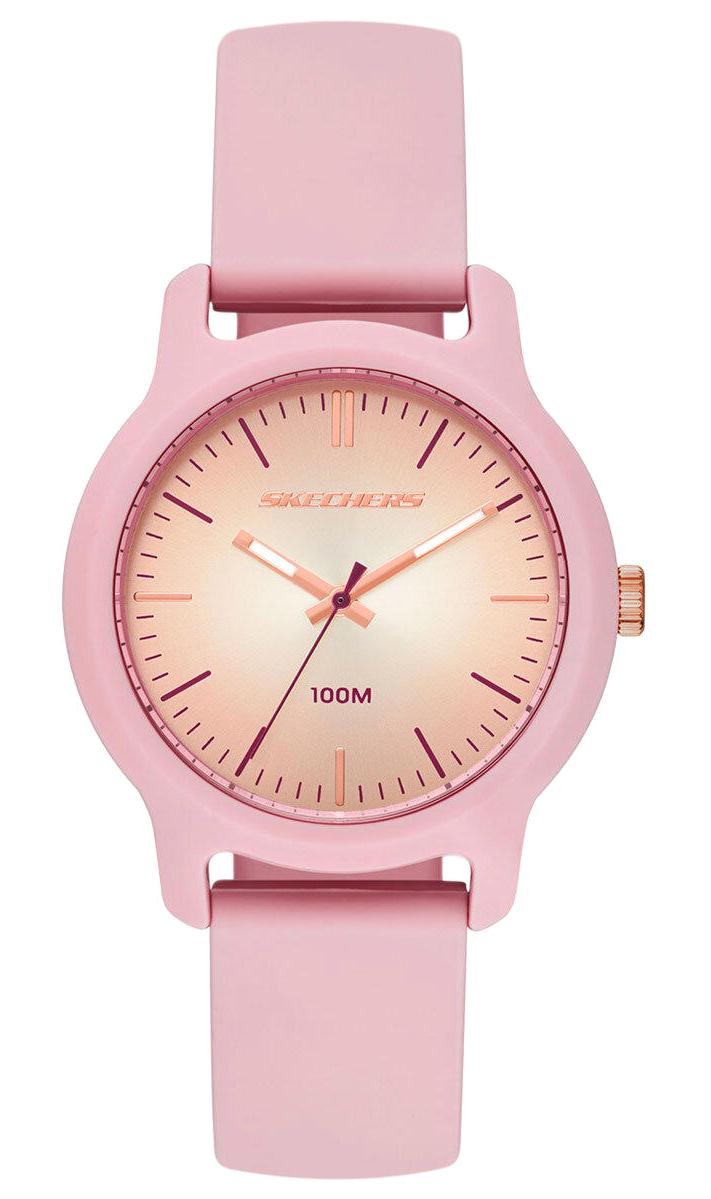 Skechers SR6266 38 mm Pembe Silikon Kordon Analog Kadın Kol Saati