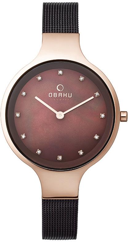 Obaku Denmark V173LXVNMN 32 mm Siyah Çelik Kordon Analog Kadın Kol Saati