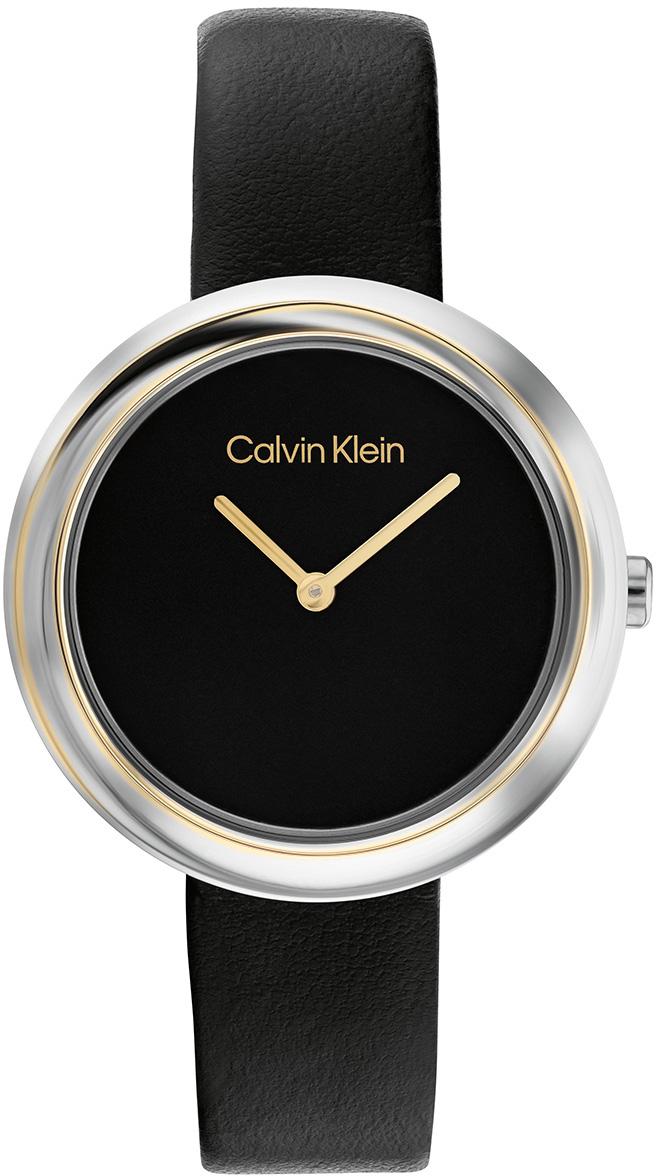 Calvin Klein CK25200093 34 mm Siyah Deri Kordon Analog Kadın Kol Saati