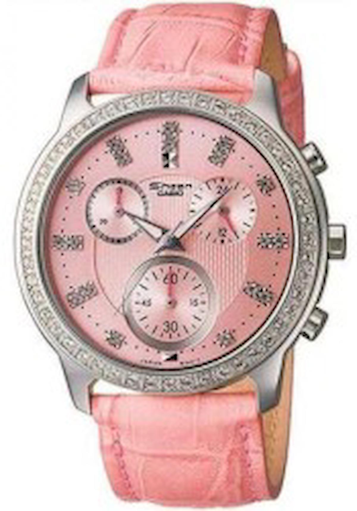 Casio SHN-5004L-4ADR 38 mm Pembe Deri Kordon Analog Kadın Kol Saati