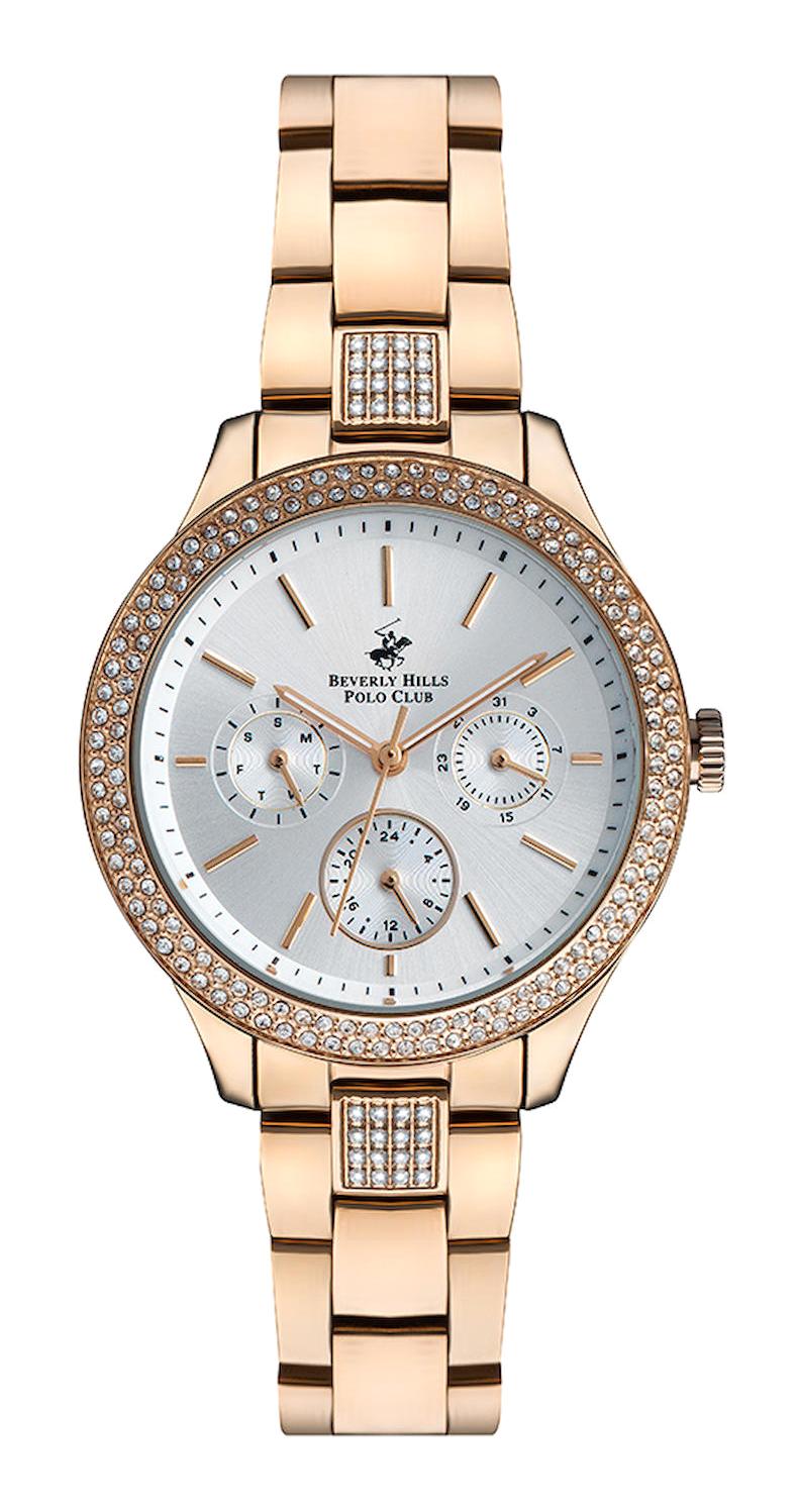 Beverly Hills Polo Club BP3189C.430 36 mm Rose Gold Çelik Kordon Analog Kadın Kol Saati