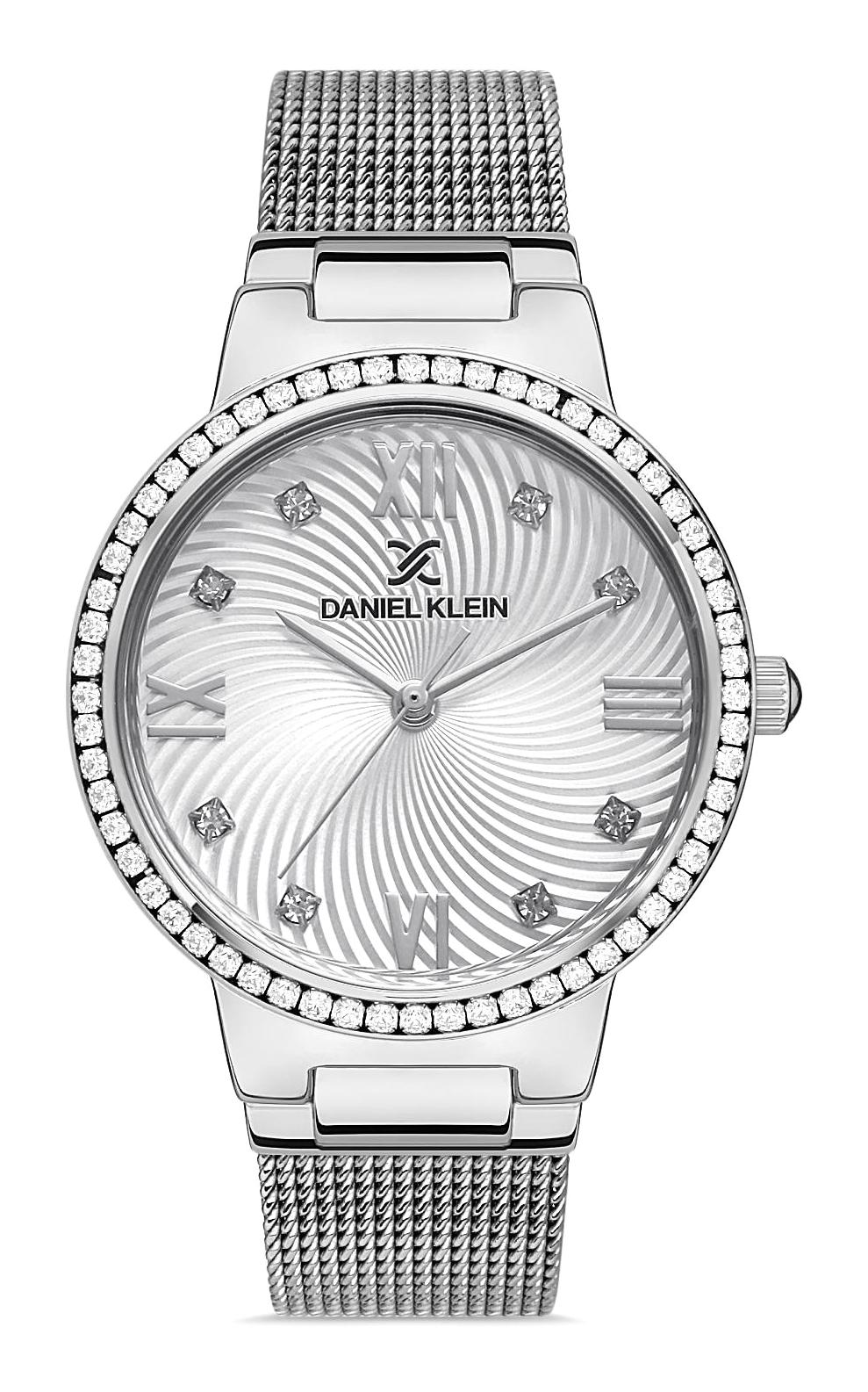 Daniel Klein DKE.1.10484.1 34 mm Gri Metal Kordon Analog Kadın Kol Saati