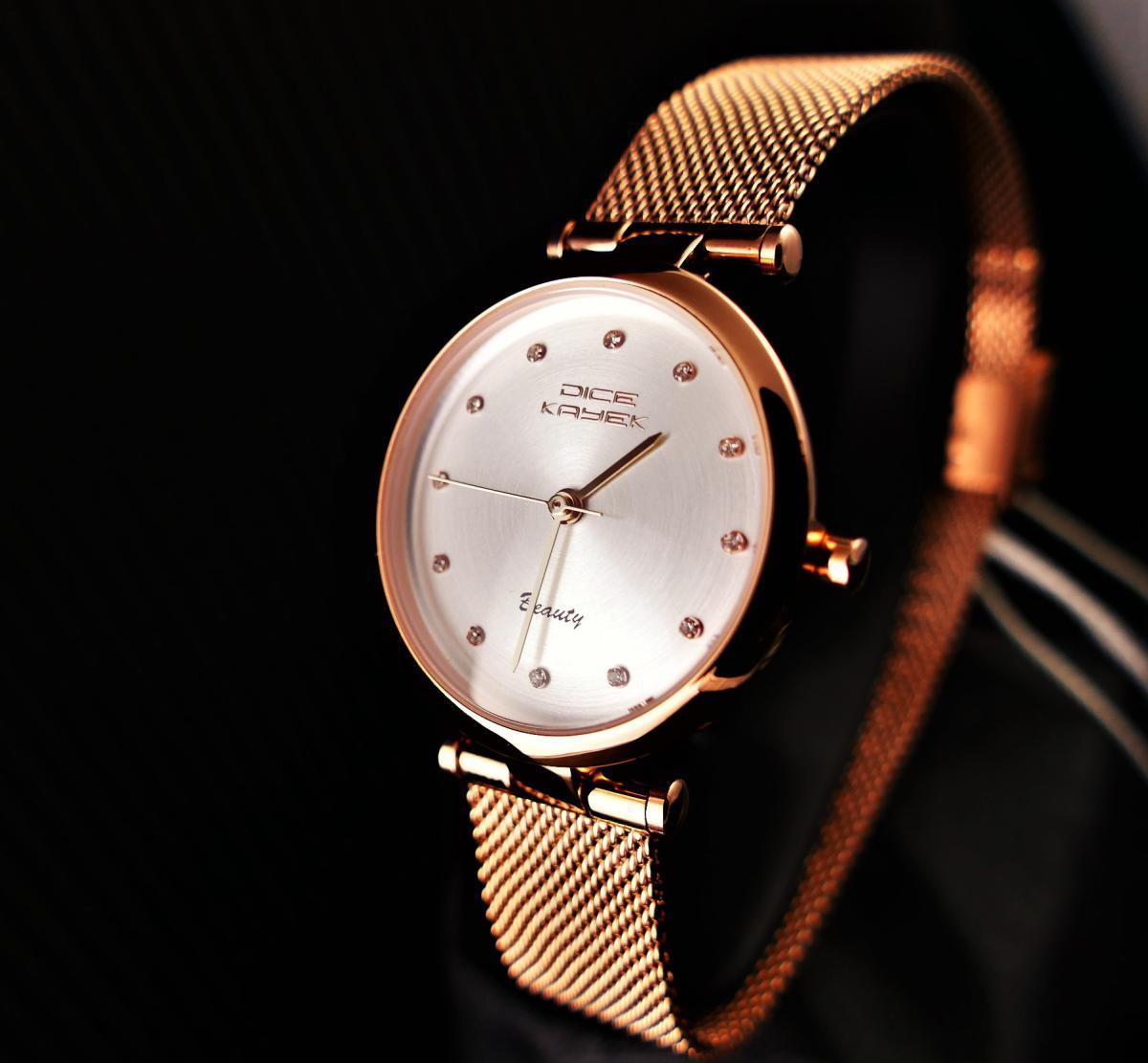 Dice Kayek DK.1.AG1077.01 41 mm Rose Gold Çelik Kordon Analog Kadın Kol Saati