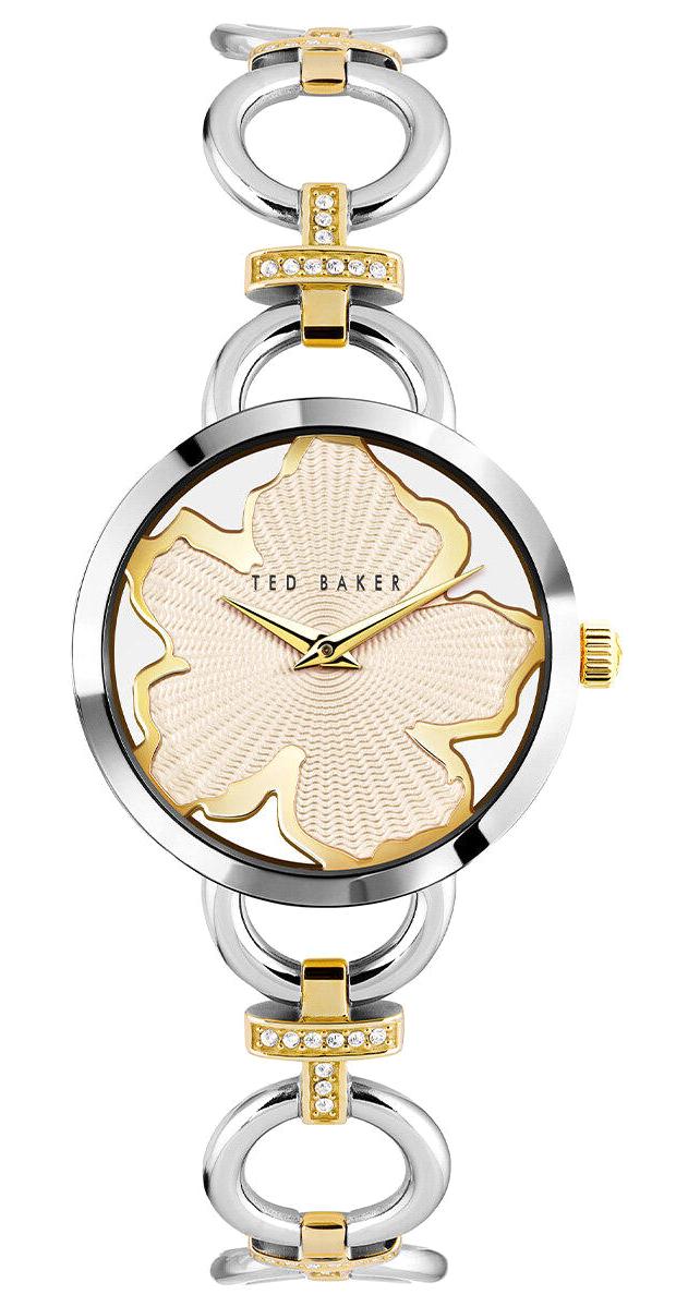 Ted Baker TBBKPLIS302 28 mm Altın-Gri Çelik Kordon Analog Kadın Kol Saati