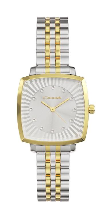 Osse OSW10139 30 mm Altın-Gri Çelik Kordon Analog Kadın Kol Saati