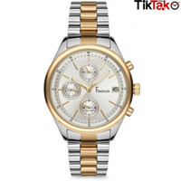 Freelook F.11.1005.02 36 mm Altın-Gri Çelik Kordon Analog Kadın Kol Saati