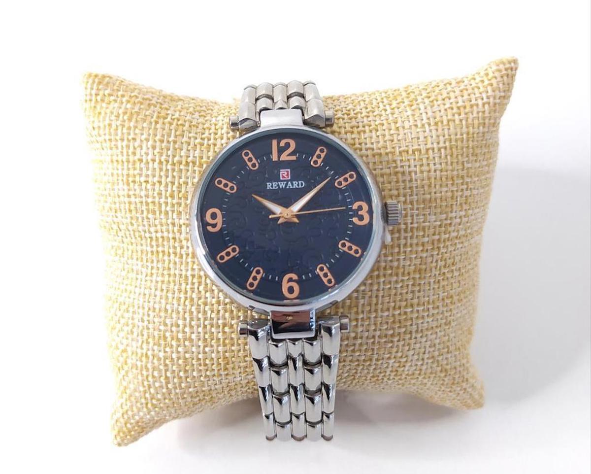 Reward RD63047LG 34 mm Gri Çelik Kordon Analog Kadın Kol Saati