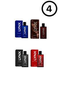 LYNX 4 Parça Erkek Parfüm Seti EDC