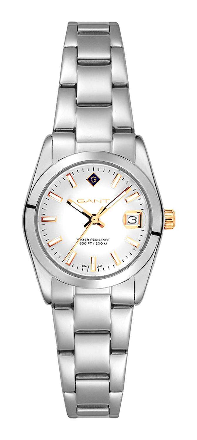 Gant G186001 Takvimli 38 mm Gri Metal Kordon Analog Kadın Kol Saati