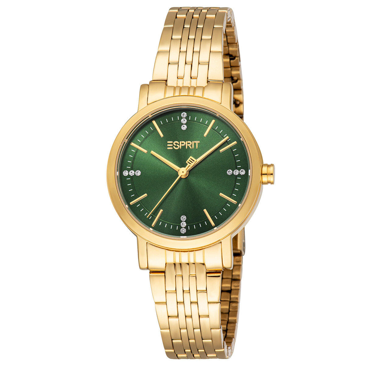 Esprit ES1L463M1065 30 mm Altın Çelik Kordon Analog Kadın Kol Saati