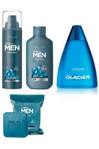 Oriflame Glacier 4 Parça Erkek Parfüm Seti EDT