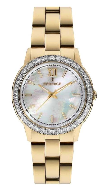 Essence ES6644FE.120 35 mm Altın Çelik Kordon Analog Kadın Kol Saati