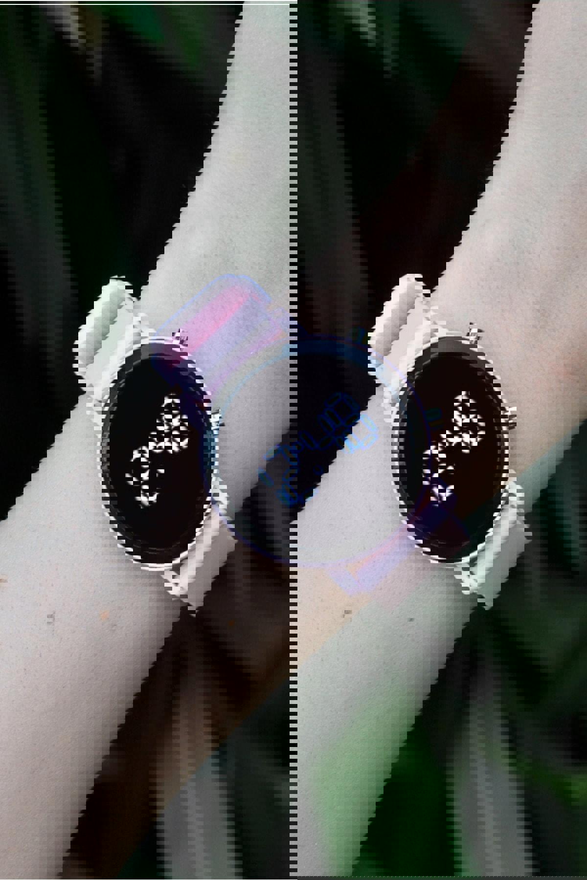 Sonsuzsaat SU-472-010 36-40 mm Pembe Metal Kordon Dijital Kadın Kol Saati
