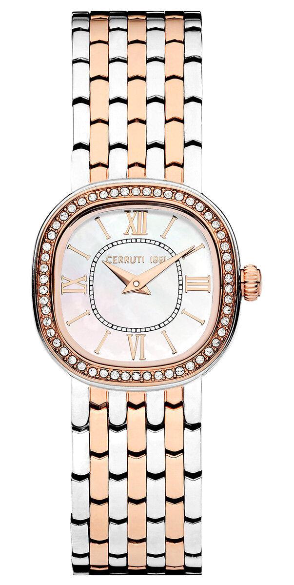 Cerruti 1881 CIWLG0008603 26 mm Gri-Rose Gold Çelik Kordon Analog Kadın Kol Saati
