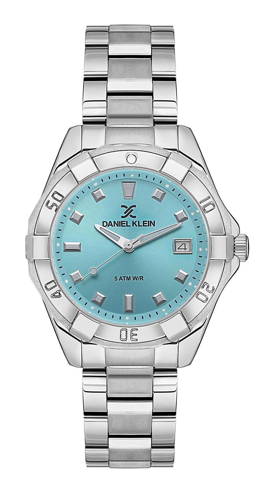 Daniel Klein DK.1.13582-3 Takvimli 34 mm Gri Metal Kordon Analog Kadın Kol Saati