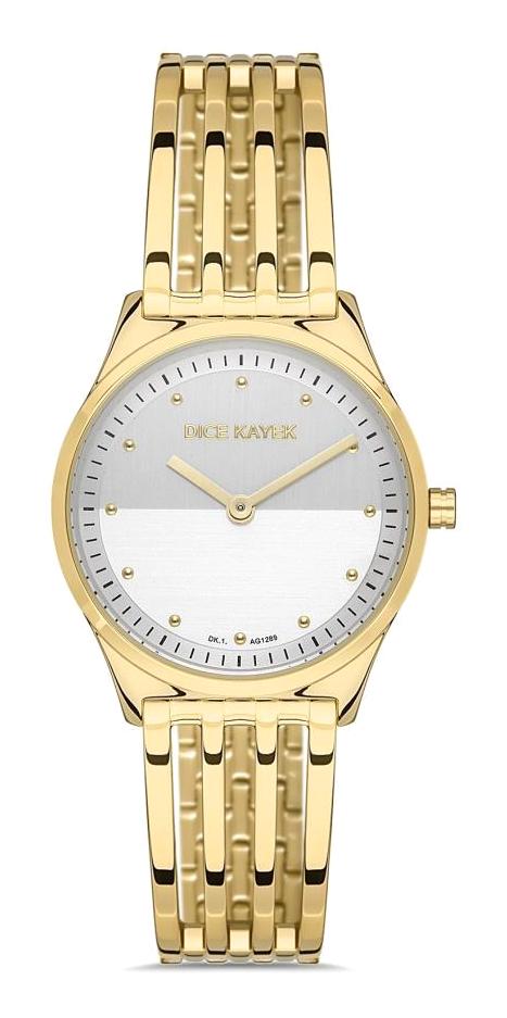Dice Kayek DK.1.AG1289.02 31 mm Altın Çelik Kordon Analog Kadın Kol Saati