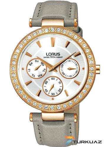 Lorus RP614CX9 Takvimli 38 mm Gri Deri Kordon Analog Kadın Kol Saati