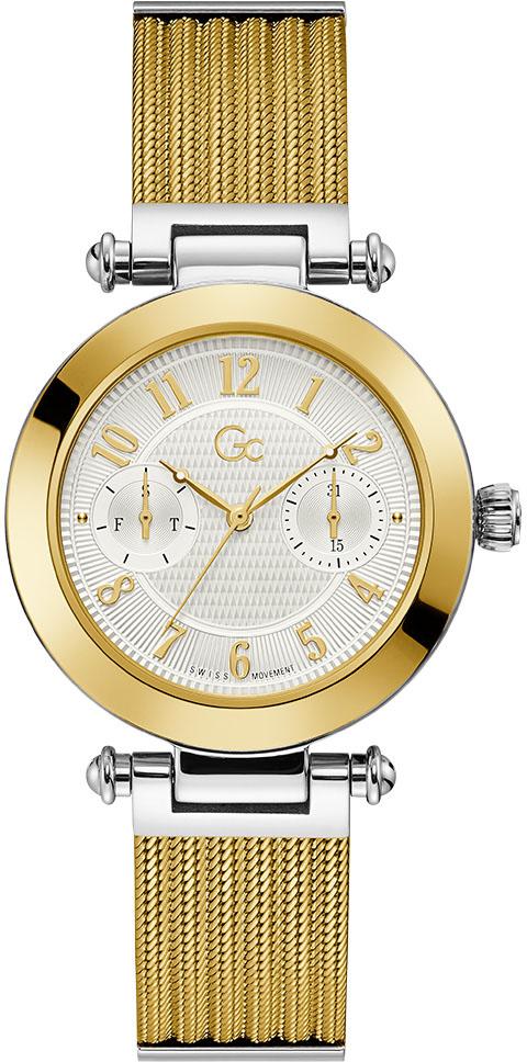 Guess GCY48004L1MF Takvimli 36 mm Altın Çelik Kordon Analog Kadın Kol Saati