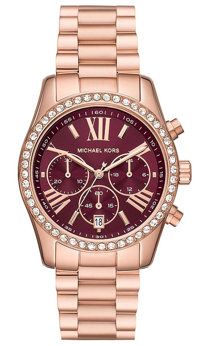 M&K MK7275 Takvimli 38 mm Rose Gold Çelik Kordon Analog Kadın Kol Saati