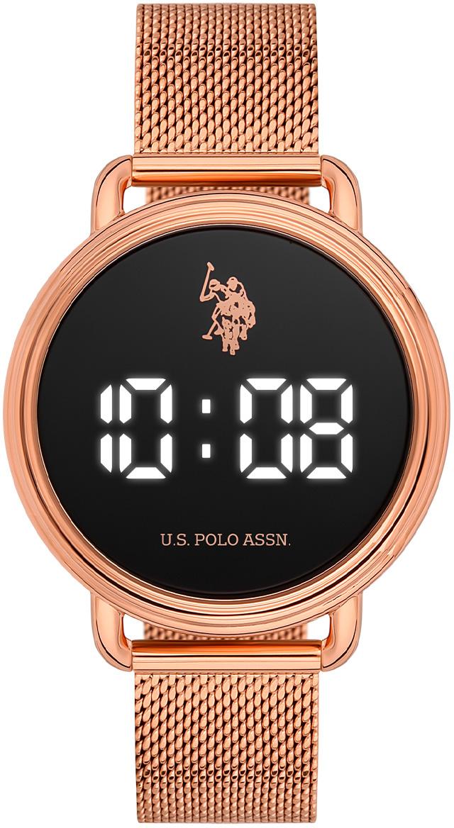 U.S. Polo Assn USPA2051-02 38 mm Rose Gold Çelik Kordon Dijital Kadın Kol Saati