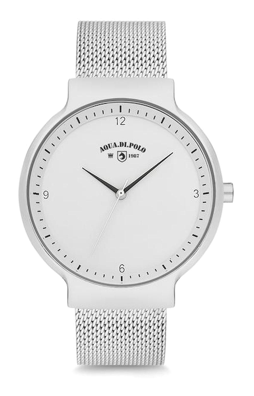 Aqua Di Polo APL12C150H01 38 mm Gri Çelik Kordon Analog Kadın Kol Saati