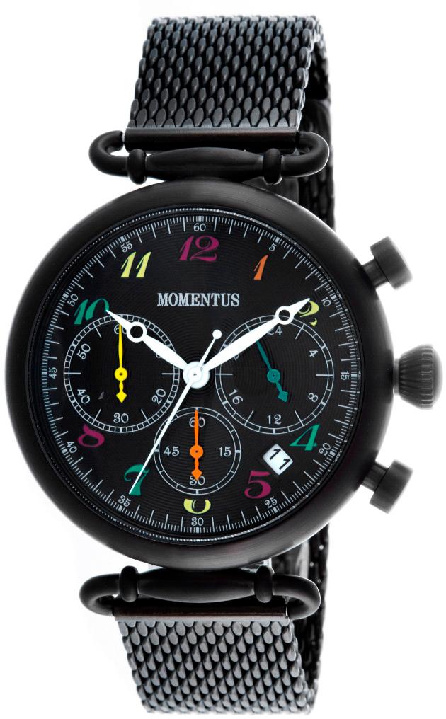 Momentus TC250B-04SX Takvimli 40 mm Siyah Hasır Kordon Analog Kadın Kol Saati