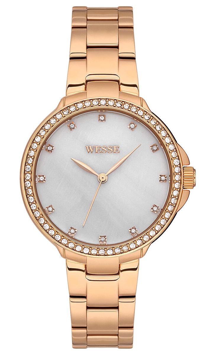 Wesse WWL111002 34 mm Rose Gold Çelik Kordon Analog Kadın Kol Saati